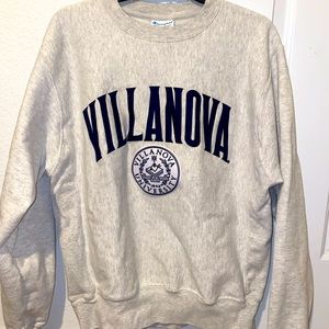 Villanova Champion Light Heather Grey Crewneck